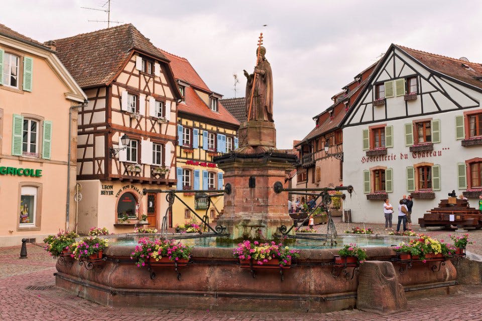 La Belle et La bête inspiration village Eguisheim Alsace