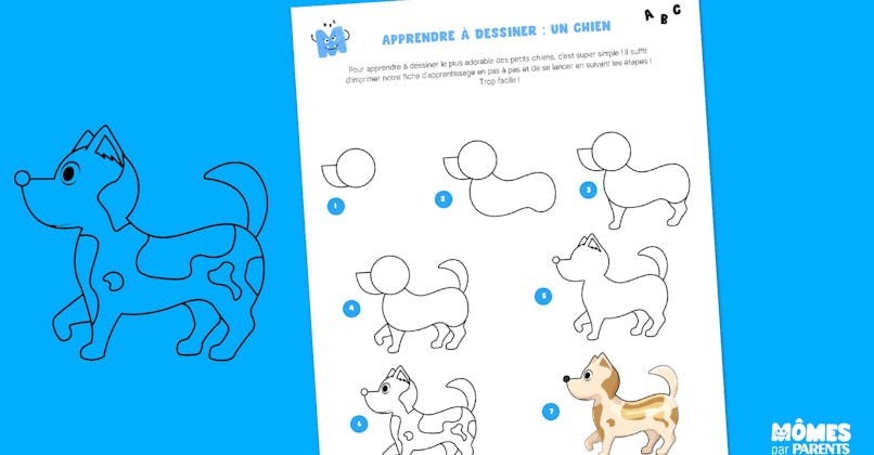 Apprendre à dessiner un petit chien