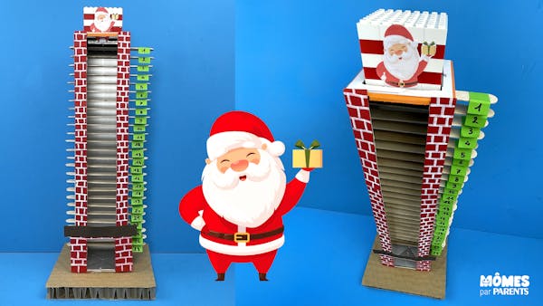 DIY Calendrier de l’avent Cheminée du Père Noël