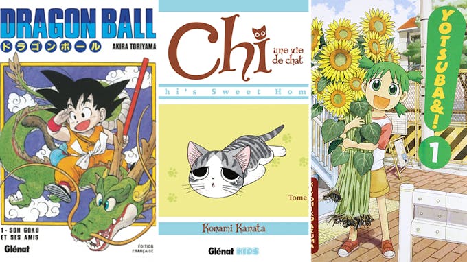 sélection de mangas pour enfants