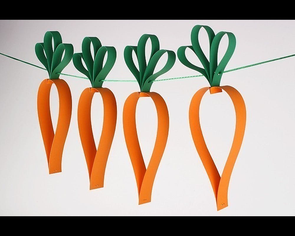 guirlande de carottes