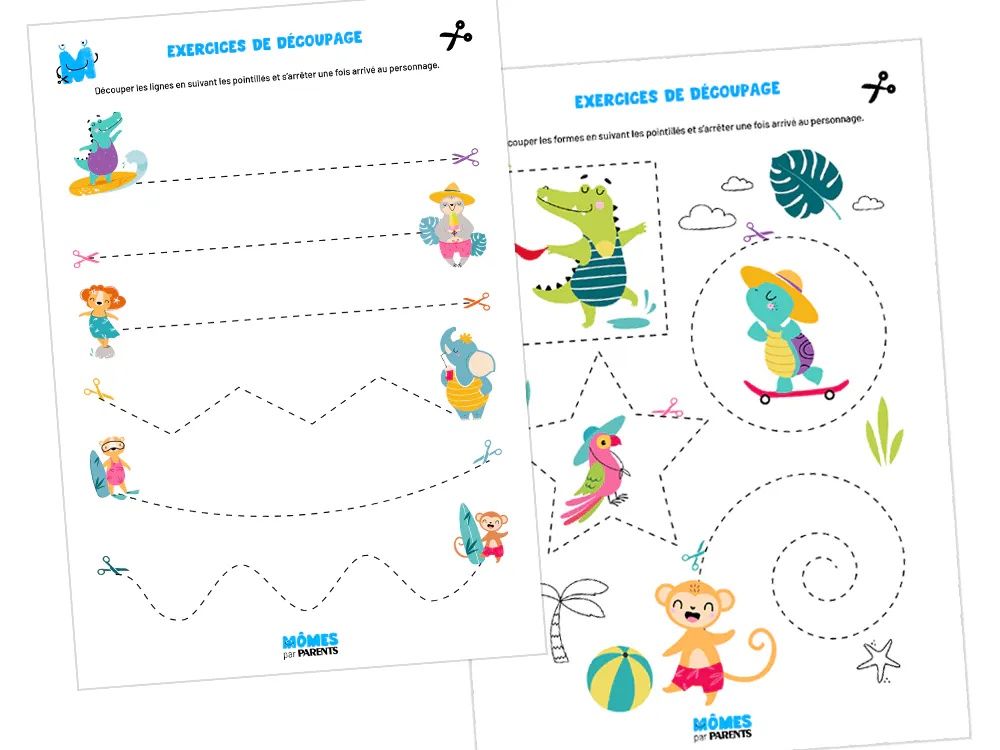 Exercice De Découpage Maternelle à Imprimer