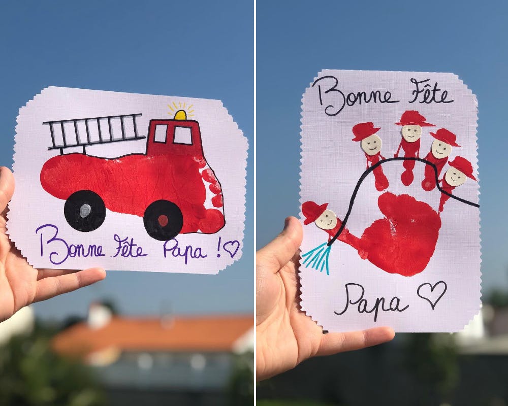 Carte Fête Des Pères Maternelle à Imprimer Fête des pères : 20 cartes faites par des enfants | MOMES