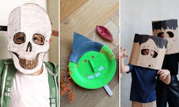 22 masques d'Halloween pour enfants faciles à fabriquer