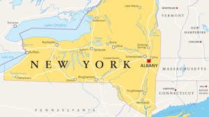 Carte de New York