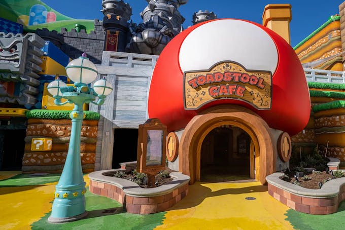Restaurant Super Mario Toadstool Cafe Universal Studios Hollywood