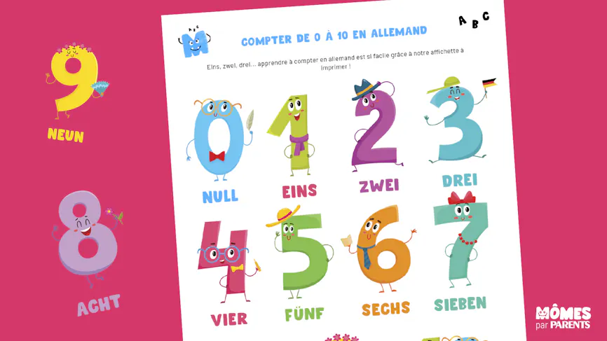 Apprendre à compter en allemand | MOMES