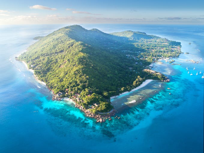 L'île de la Digue aux Seychelles 
