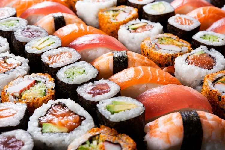 Nourriture Japonaise De Sushi