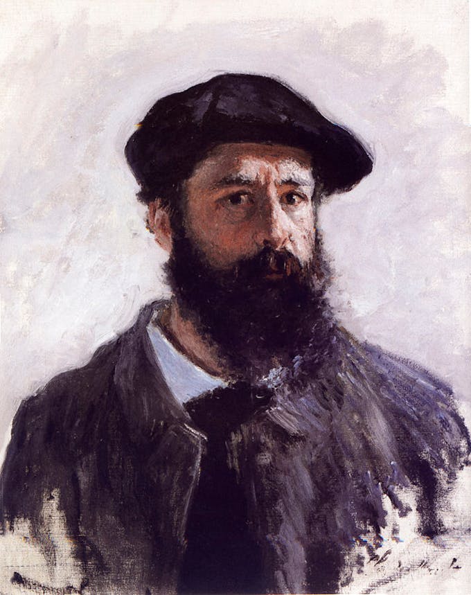 auto portrait Monet