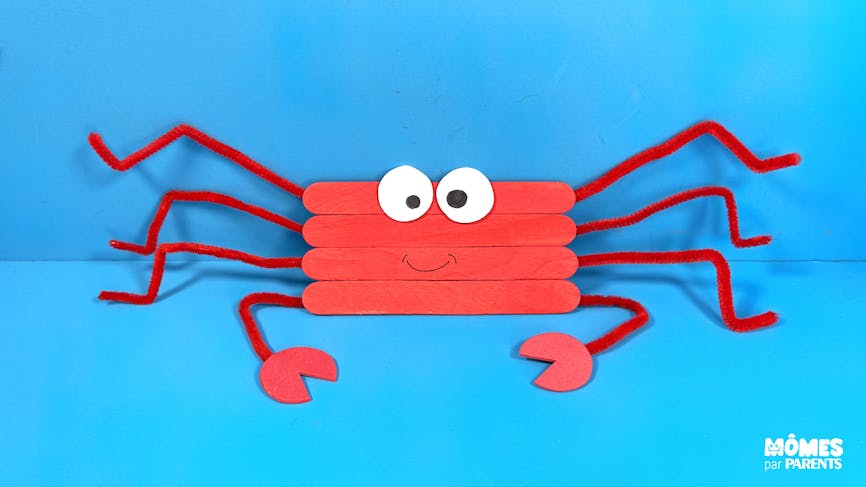 DIY crabe en abaisse-langues