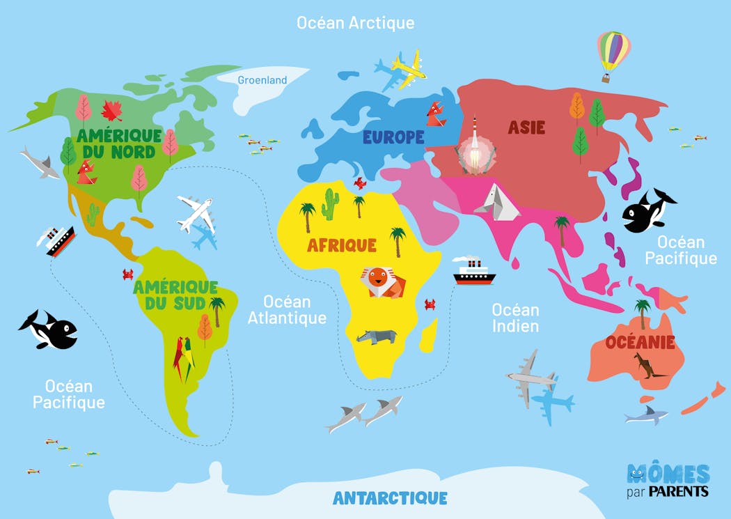 Découvrez les 7 continents | MOMES