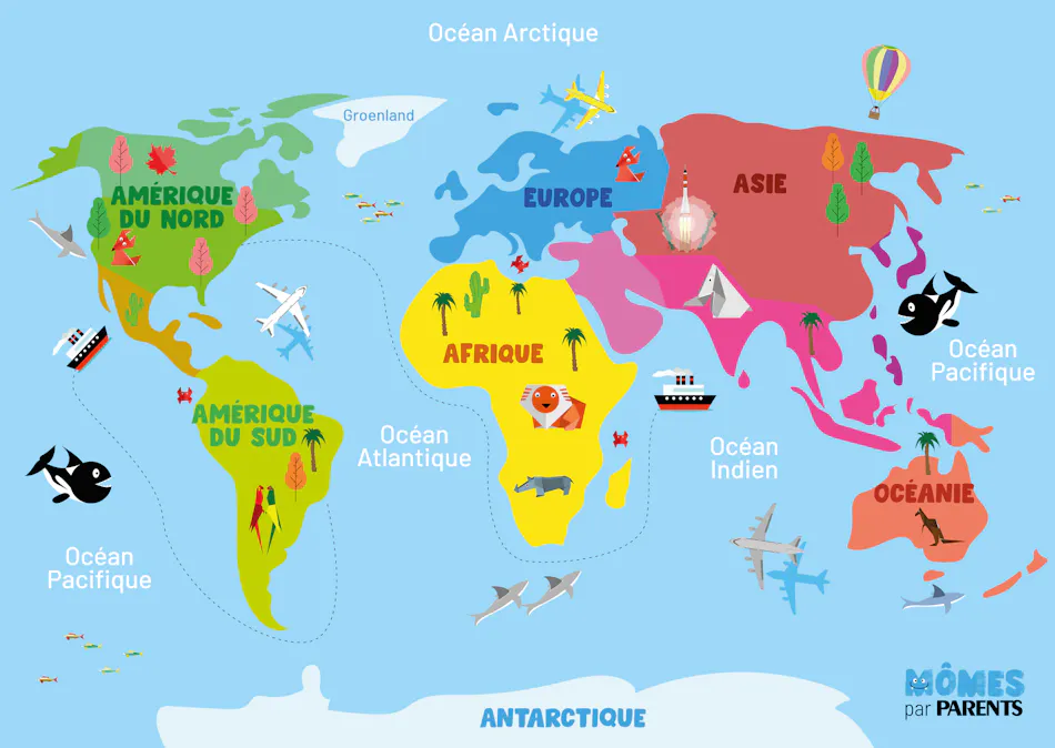 Les 7 Continents En Page De Garde | Journal Actuel