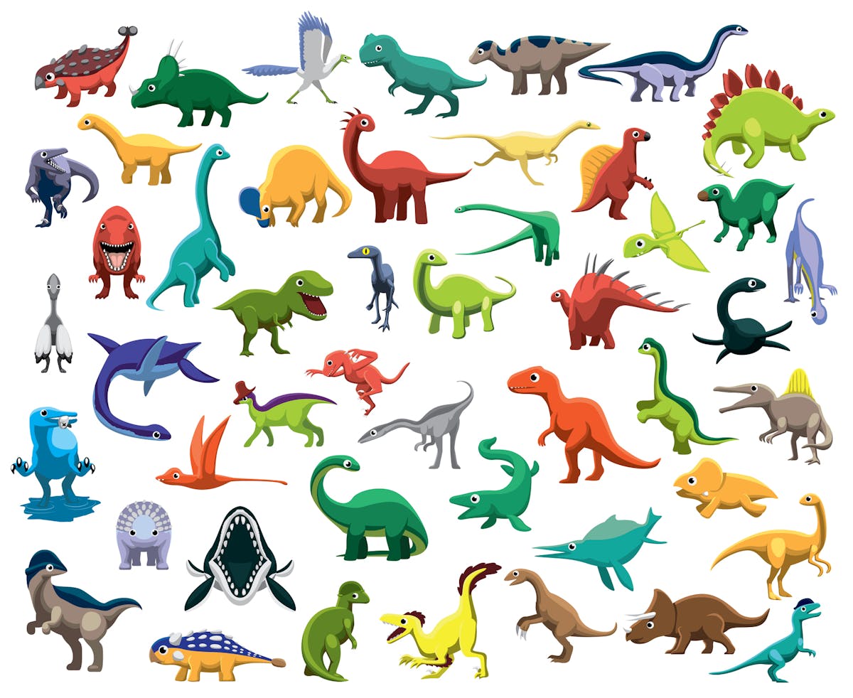Fiche - Les différents types de dinosaures