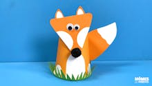 DIY Petit renard gobelet en carton