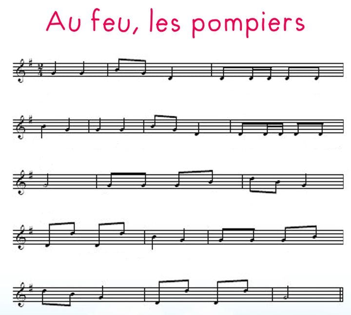 Paroles : Au feu les pompiers