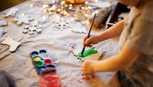 DIY - Réaliser une déco de table de Noël avec les enfants