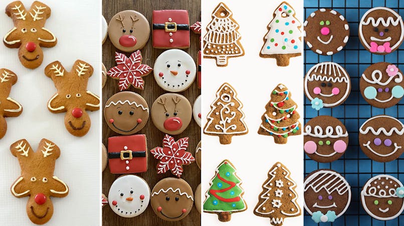 Des idées de décorations de biscuits de Noël, classiques ou originales