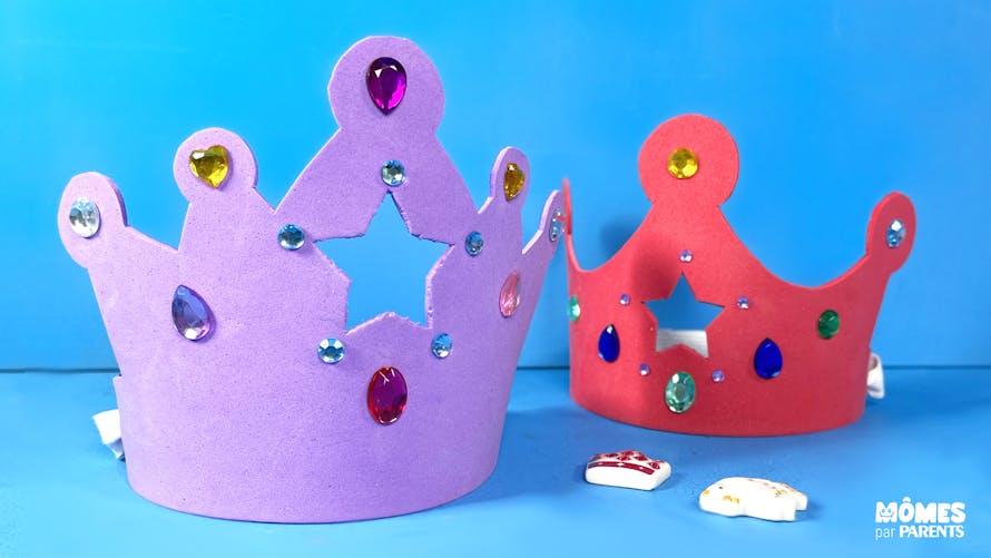 DIY Couronnes des reines et des rois en papier mousse 