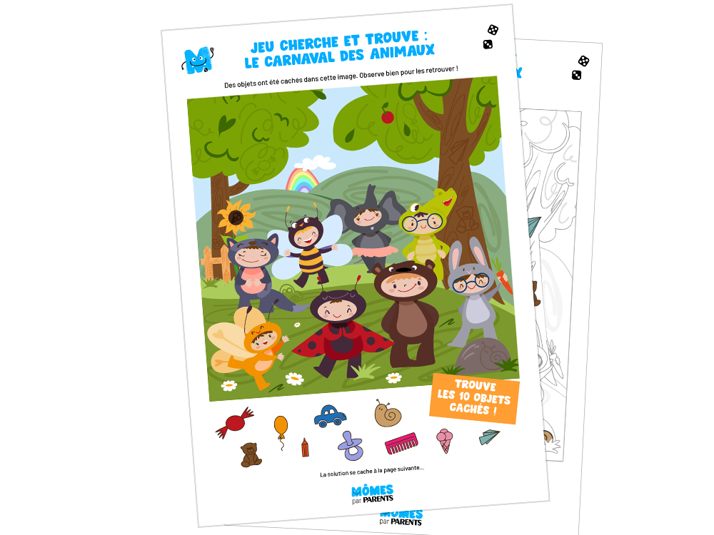 Carnaval : Cherche et trouve les objets cachés ! | MOMES