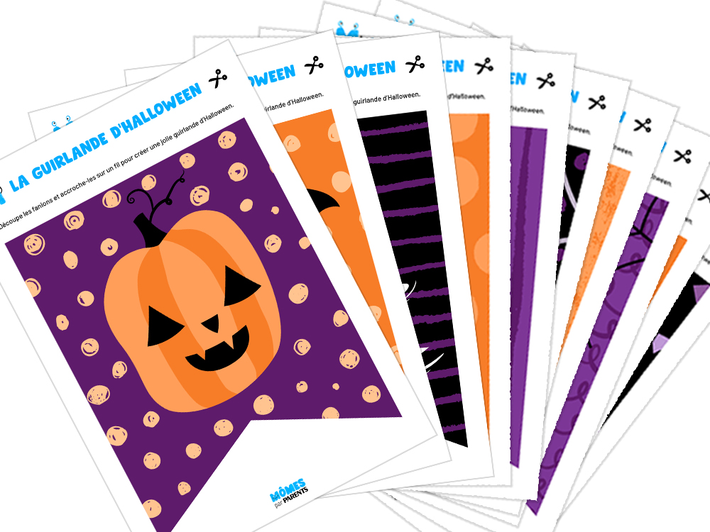Guirlande Halloween En Papier Pour L'anniversaire De Votre Enfant