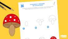 Apprendre à dessiner : un champignon