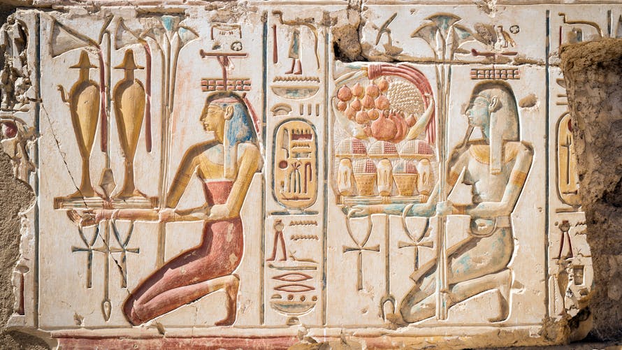 Hiéroglyphes égyptiens 