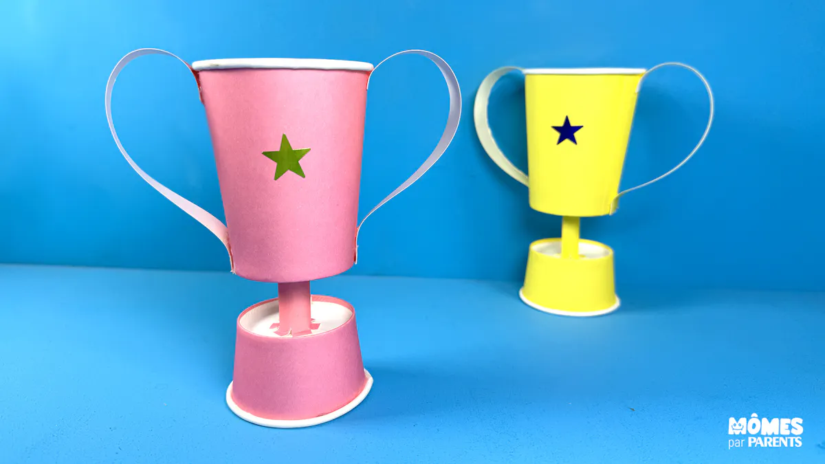 Tuto coupe de champions fabriquée en gobelet | MOMES