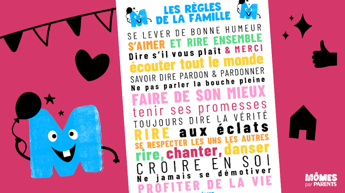 Découvrez notre affiche des Règles de la Famille à télécharger