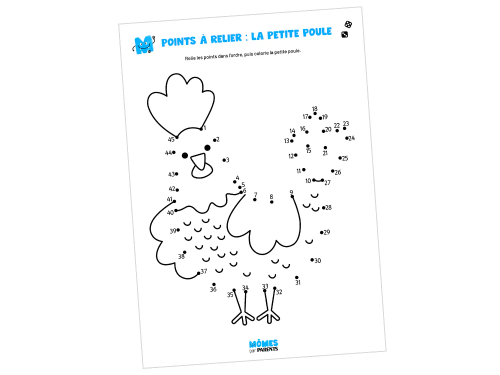 Point à Relier Maternelle à Imprimer
