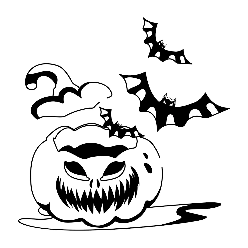 Coloriages Halloween : dessins gratuits de citrouilles et vampires à ...