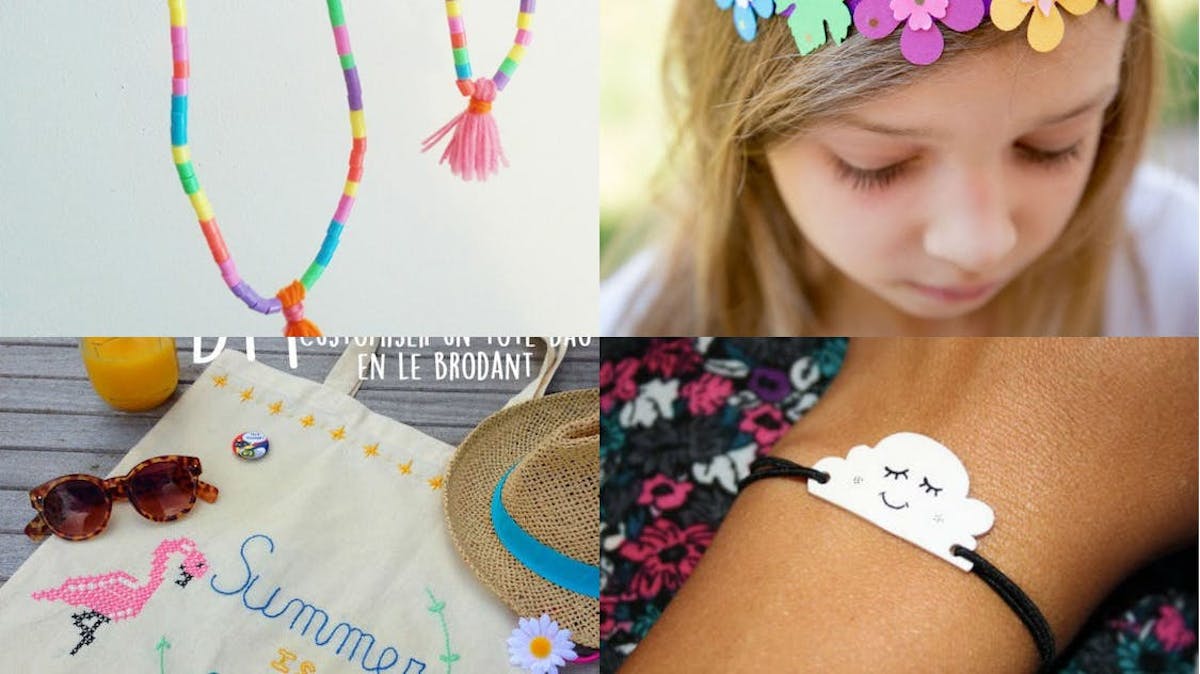 Bracelet pour filles, confection de bijoux pour enfants, loisirs créatifs  filles 8