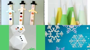 DIY : bonhomme de neige, boule à neige et autre sapin