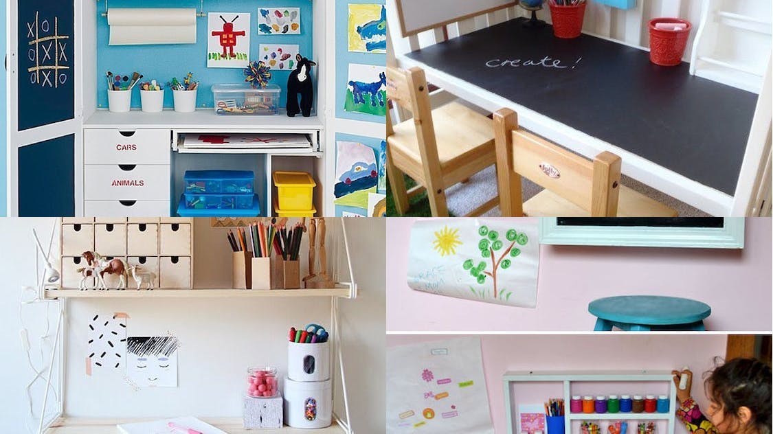 10 Idees Pratiques Pour Amenager Un Bureau Creatif Pour Enfant Momes Net