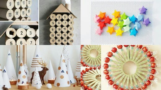 DIY Noël : 20 calendriers de l'Avent à fabriquer et remplir soi-même