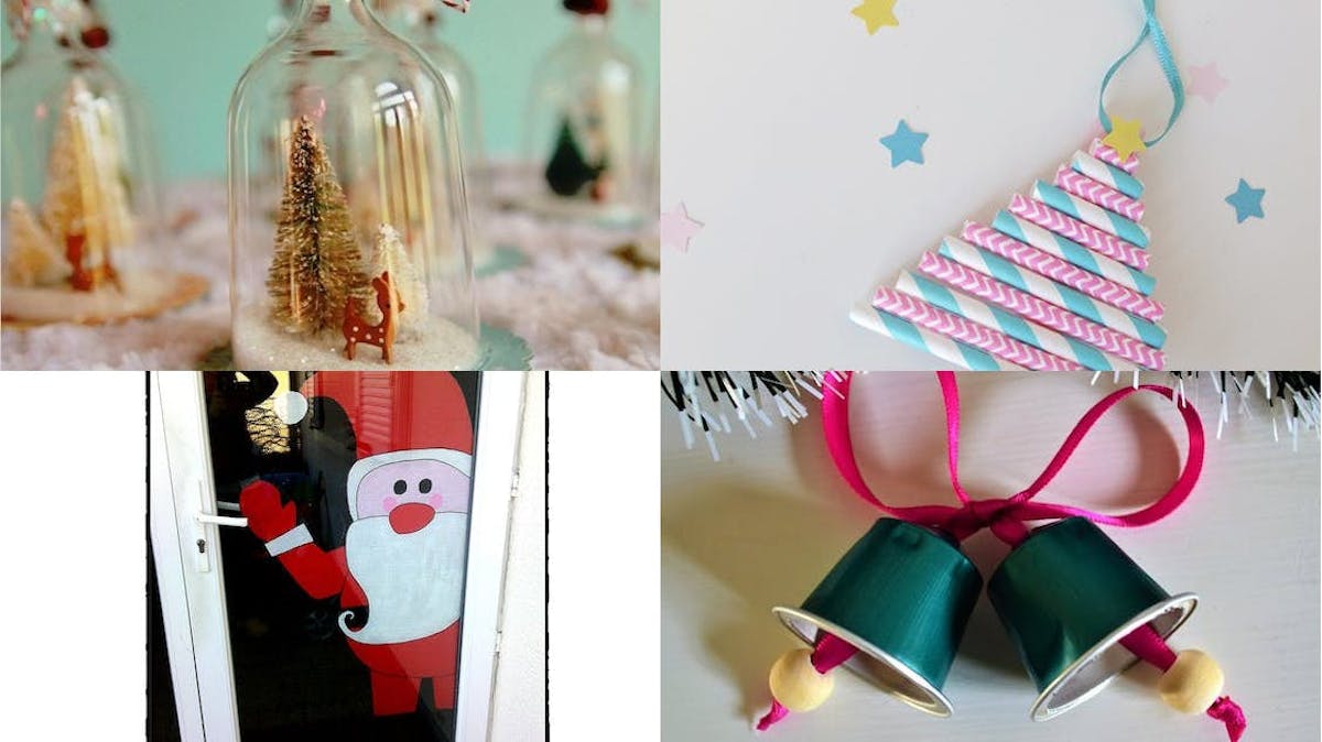 TUTO DIY décorations de Noël au blanc de Meudon 