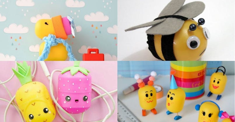15 Bricolages Pour Les Enfants Avec Des œufs Kinder Surprise Momes 15 Bricolages Pour Les Enfants Avec Des œufs Kinder Surprise Momes