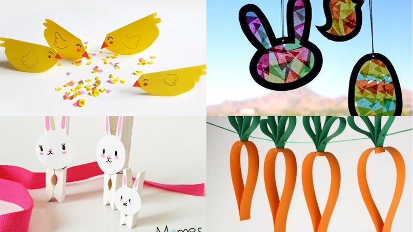 Paques 20 Idees De Bricolages Pour Les Enfants Momes Net