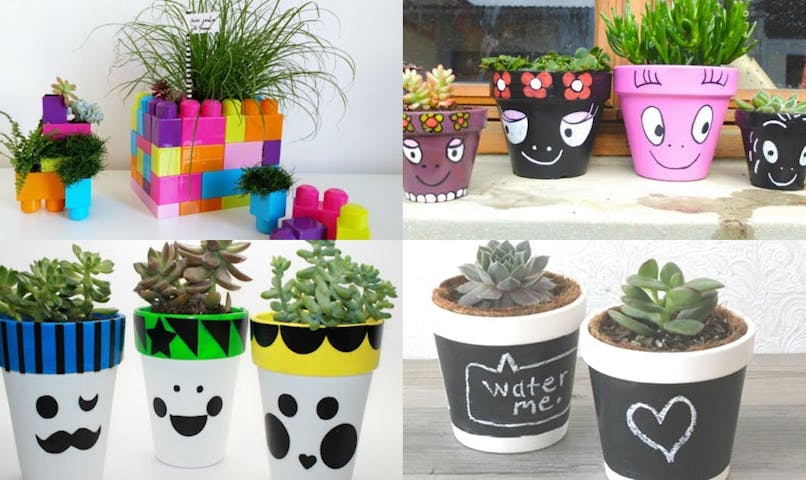 Diy Enfants Relooker Et Creer Des Pots De Fleurs Momes Net Diy Enfants Relooker Et Creer Des Pots De Fleurs Momes Net