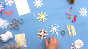 Vidéo - Replay - Mômes Part en Live - DIY petit flocon de neige en bâtonnets