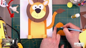Vidéo - Replay - Mômes Part en Live - bricolage lion 3D en papier