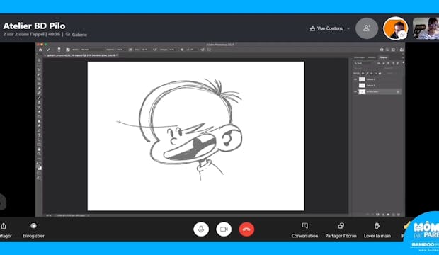 Vidéo : Replay - Mon atelier BD - dessiner le visage d'un personnage