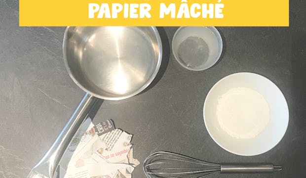 Fabriquer sa colle à papier mâché