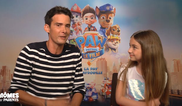Pat'Patrouille le film : Valentina et Joan Faggianelli pour une interview cinéma