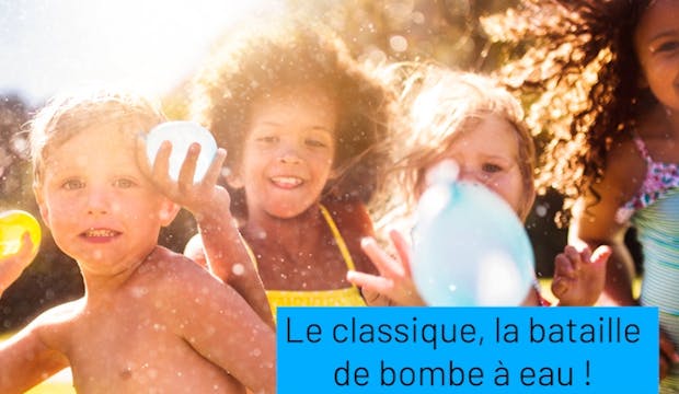 Idées de jeux avec des bombes à eau !