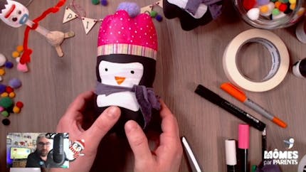 Vidéo - Replay - Mômes Part en Live - fabriquer un pingouin